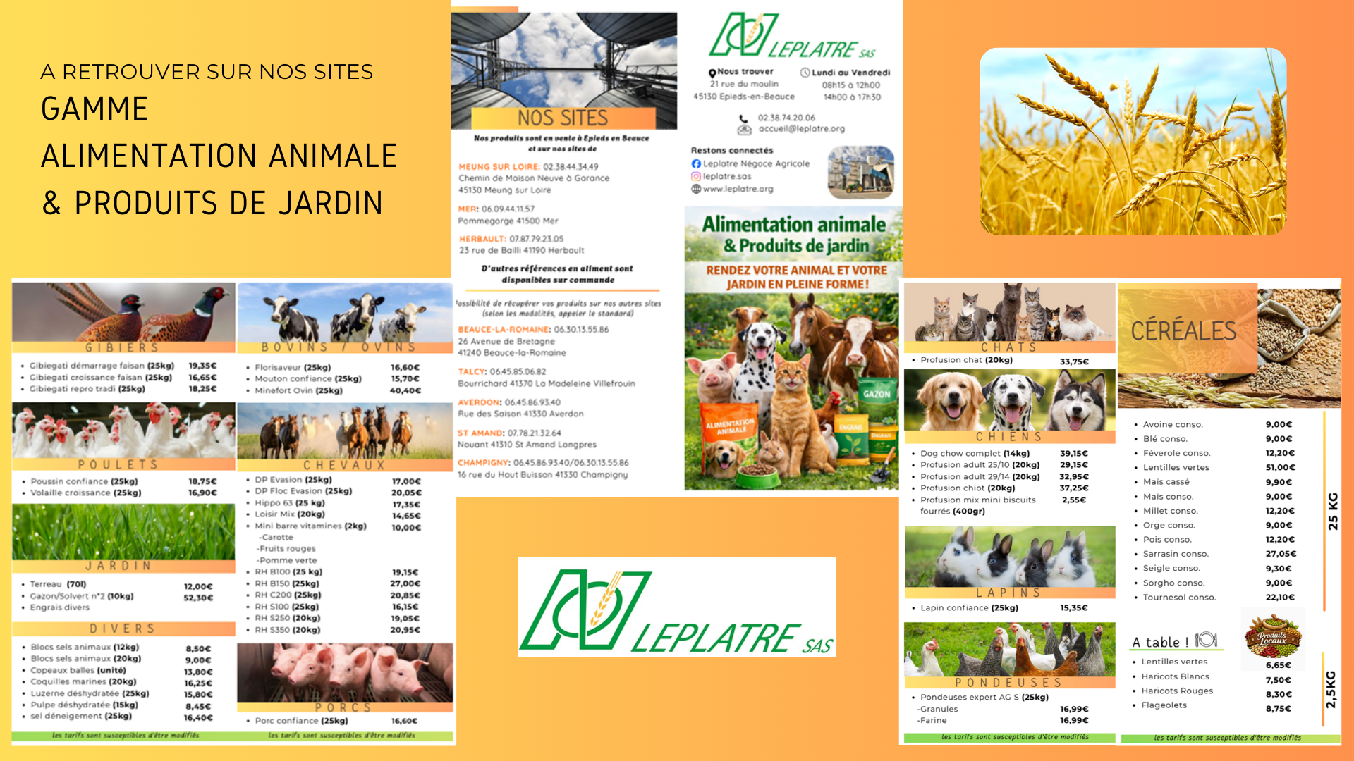 A RETROUVER SUR NOS SITES