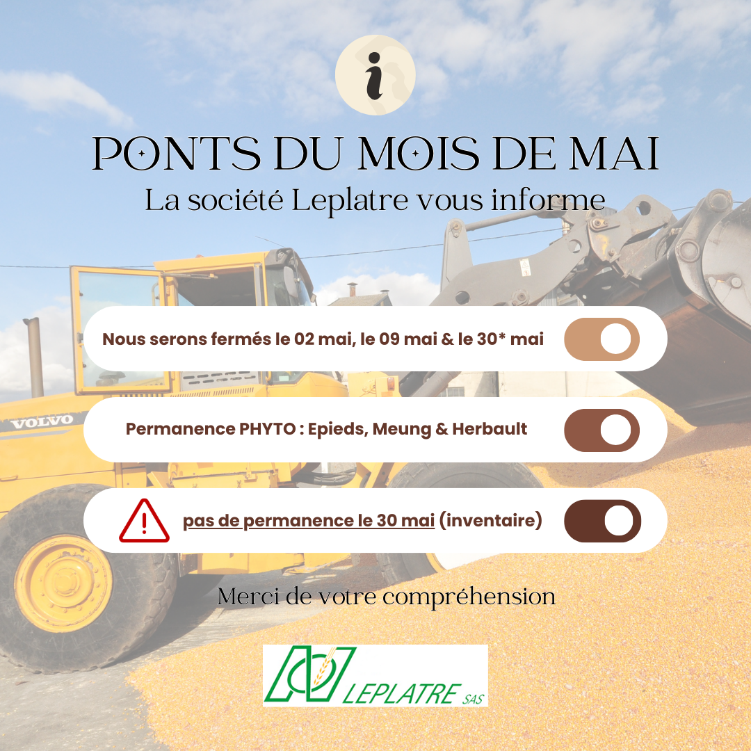 ponts mai 2025
